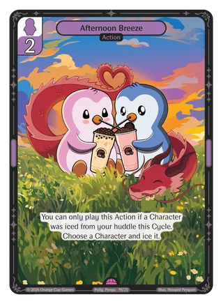 Afternoon Breeze promo card